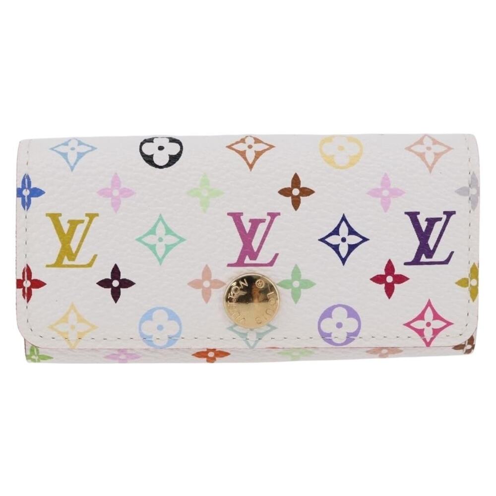 Louis Vuitton Monogram Multicolor Multicles 4 Key Case White